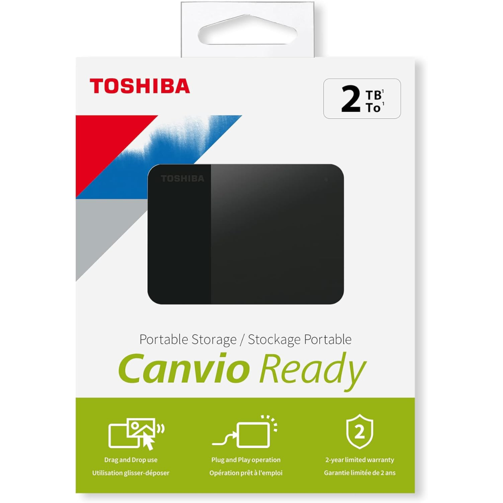 TOSHIBA HDTP320EK3AA, Canvio Ready, 2TB, 2.5