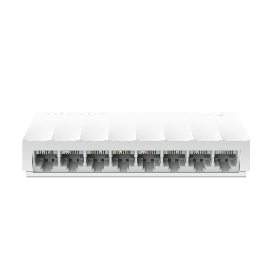TP-LINK LS1008, Green Tech, 8 Port, MegaBit, Yönetilemez, Masaüstü Switch