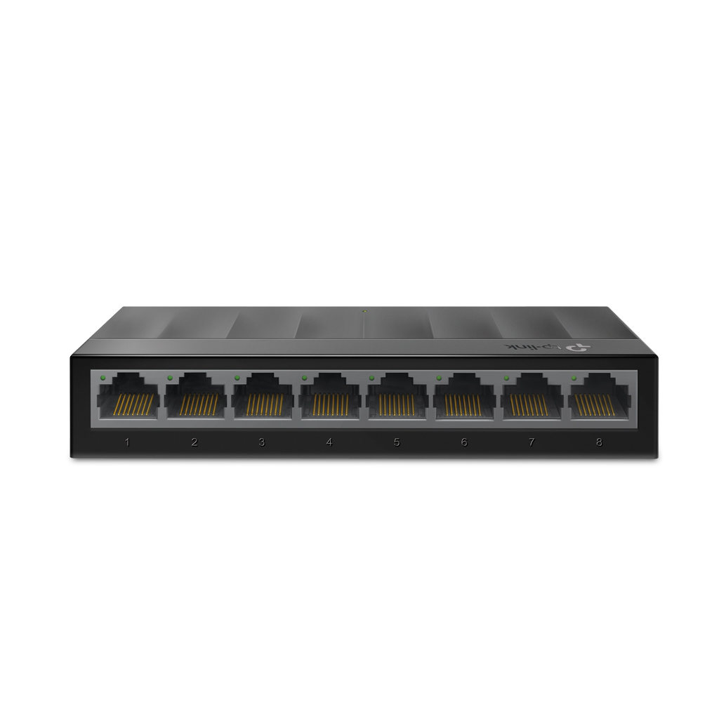 TP-LINK LS1008G, Green Tech, 8 Port GigaBit, Yönetilemez, Masaüstü Switch
