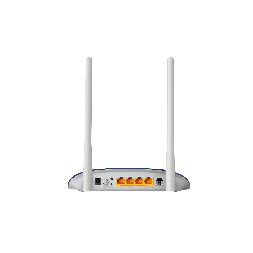 TP-LINK TD-W9960, 4 Port, 2.4Ghz Wifi, 300Mbps, 2xAnten, VDSL2, ADSL2+ MODEM