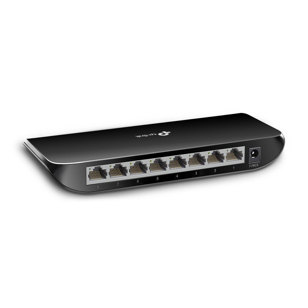 TP-LINK TL-SG1008D, 8 Port, GigaBit, Yönetilemez, Masaüstü Switch