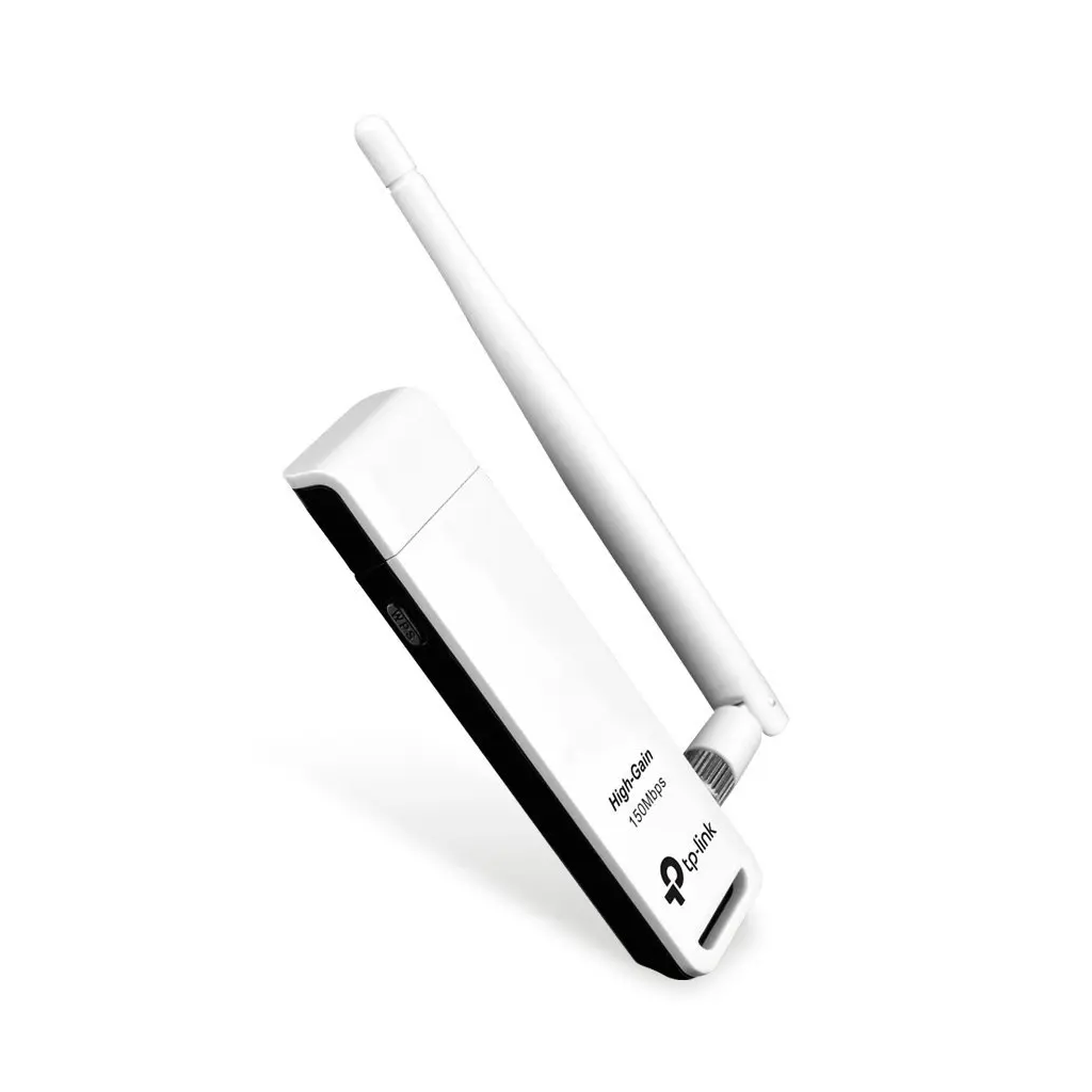 TP-LINK TL-WN722N, 150Mbp, 2.4Ghz, 4dBi Anten, USB2.0, WIRELESS ETHERNET