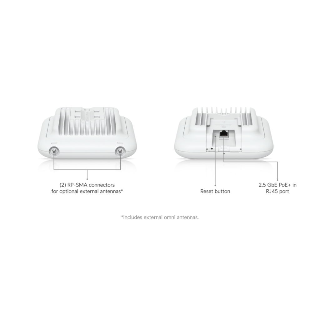 UBIQUITI UAP-U7-PRO-Outdoor, UniFi, Triple Band, 5765Mbps, Wifi6, Tavan Tipi, Access Point (Poe Adaptör Çıkmaz)