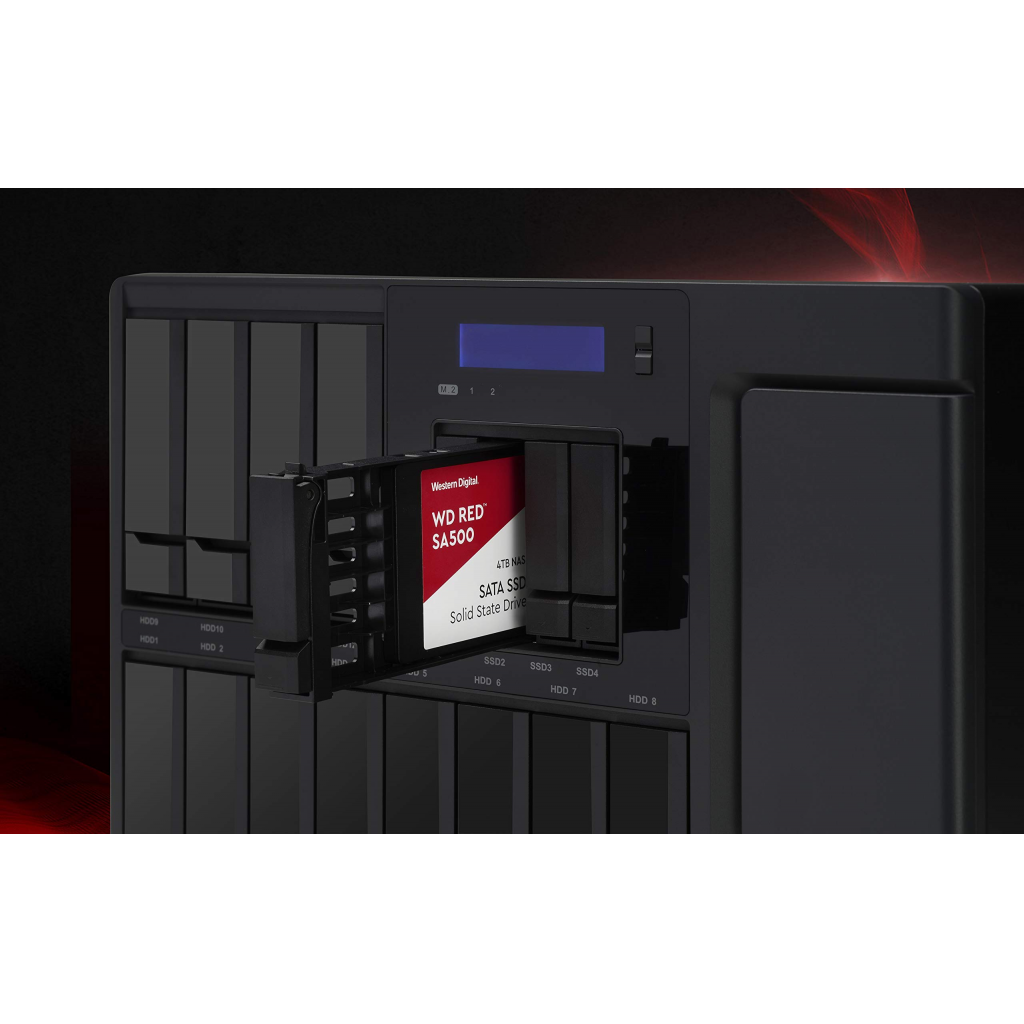 WD Red SA500, WDS200T2R0A, 2TB, 560/530, SERVER ve NAS için Enterprise, 2,5