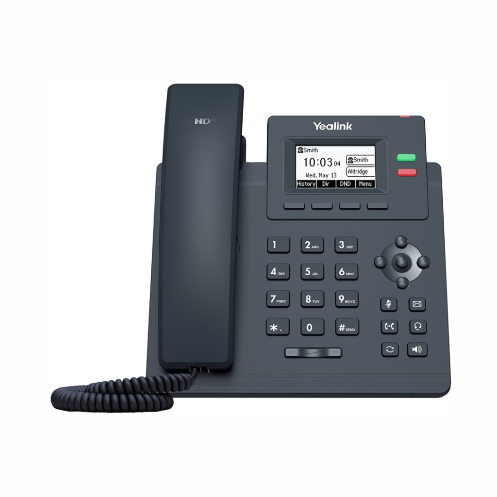 YEALINK SIP-T30P, Masaüstü, Kablolu IP TELEFON, Siyah, 2.3