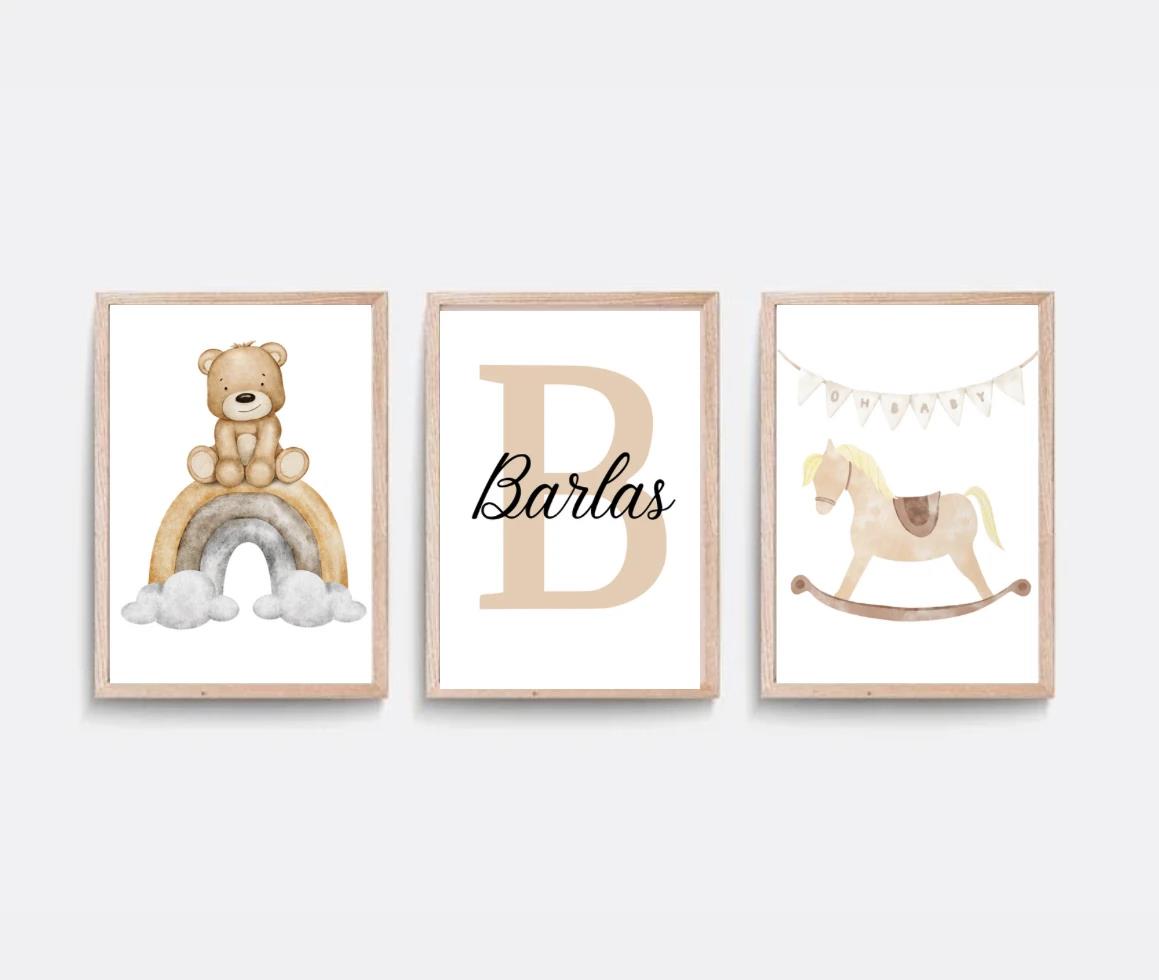 30x40 İSİMLİ TABLO SET
