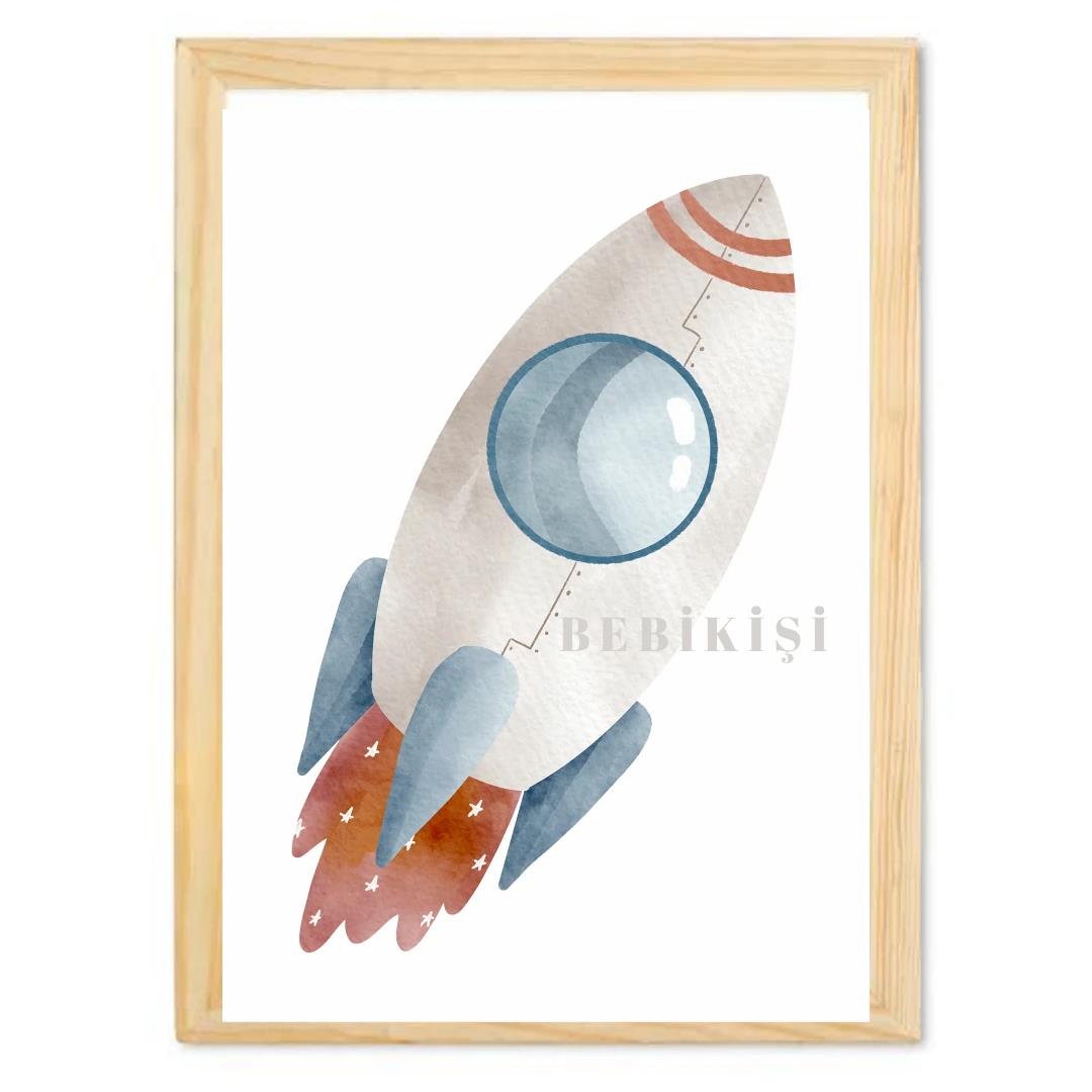 30X40 TEKLİ AHŞAP TABLO - 1