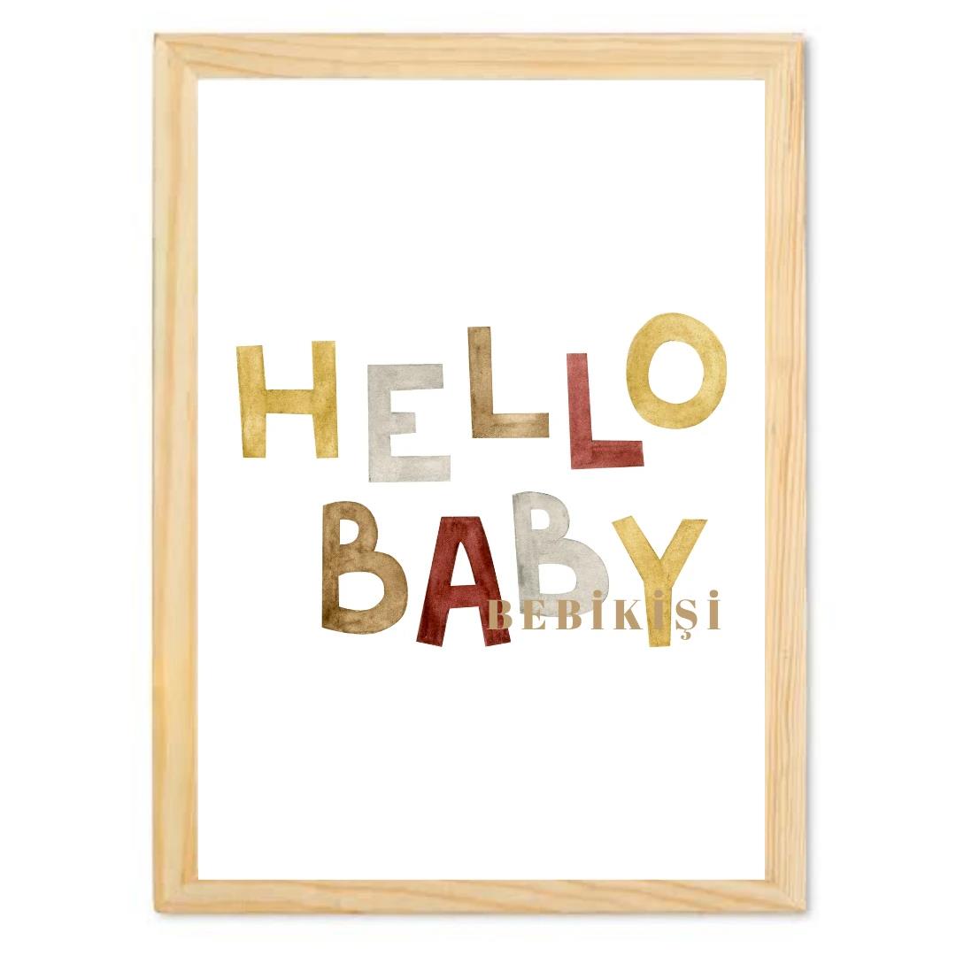 30X40 TEKLİ AHŞAP TABLO - 25