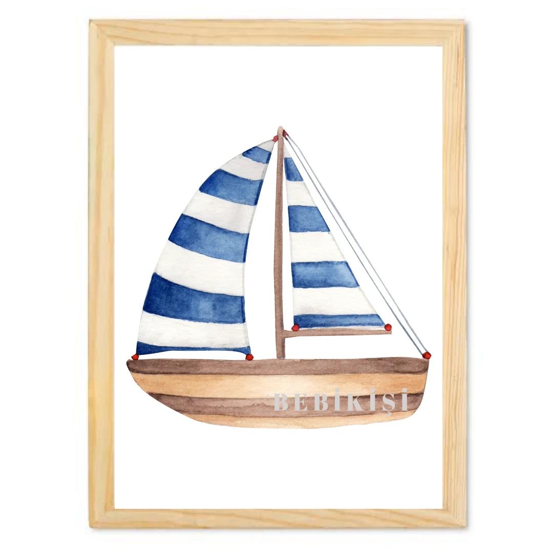 30X40 TEKLİ AHŞAP TABLO - 8