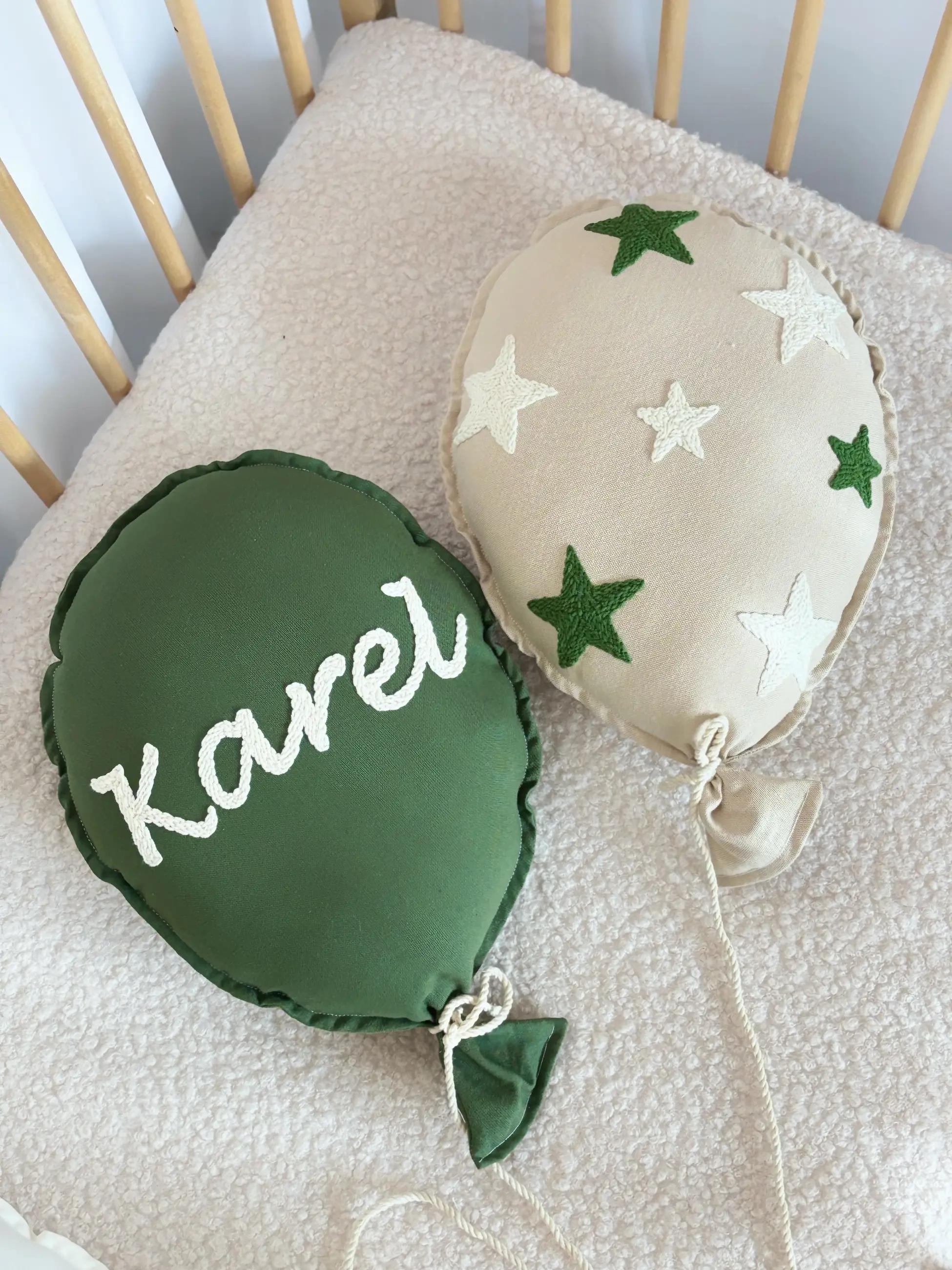 BÜYÜK YILDIZLI 2’Li BALON TAKIMI - Yeşil ekru