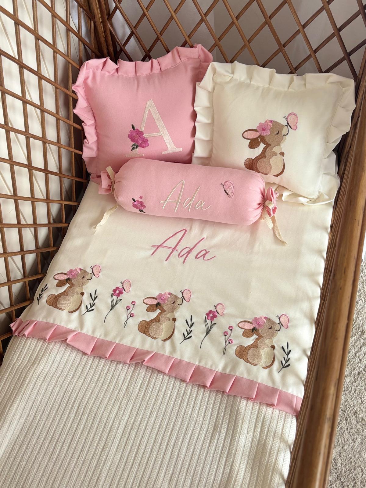 PİKE TAKIMI 4 'LÜ SET TONTİRİK EKRU-PEMBE