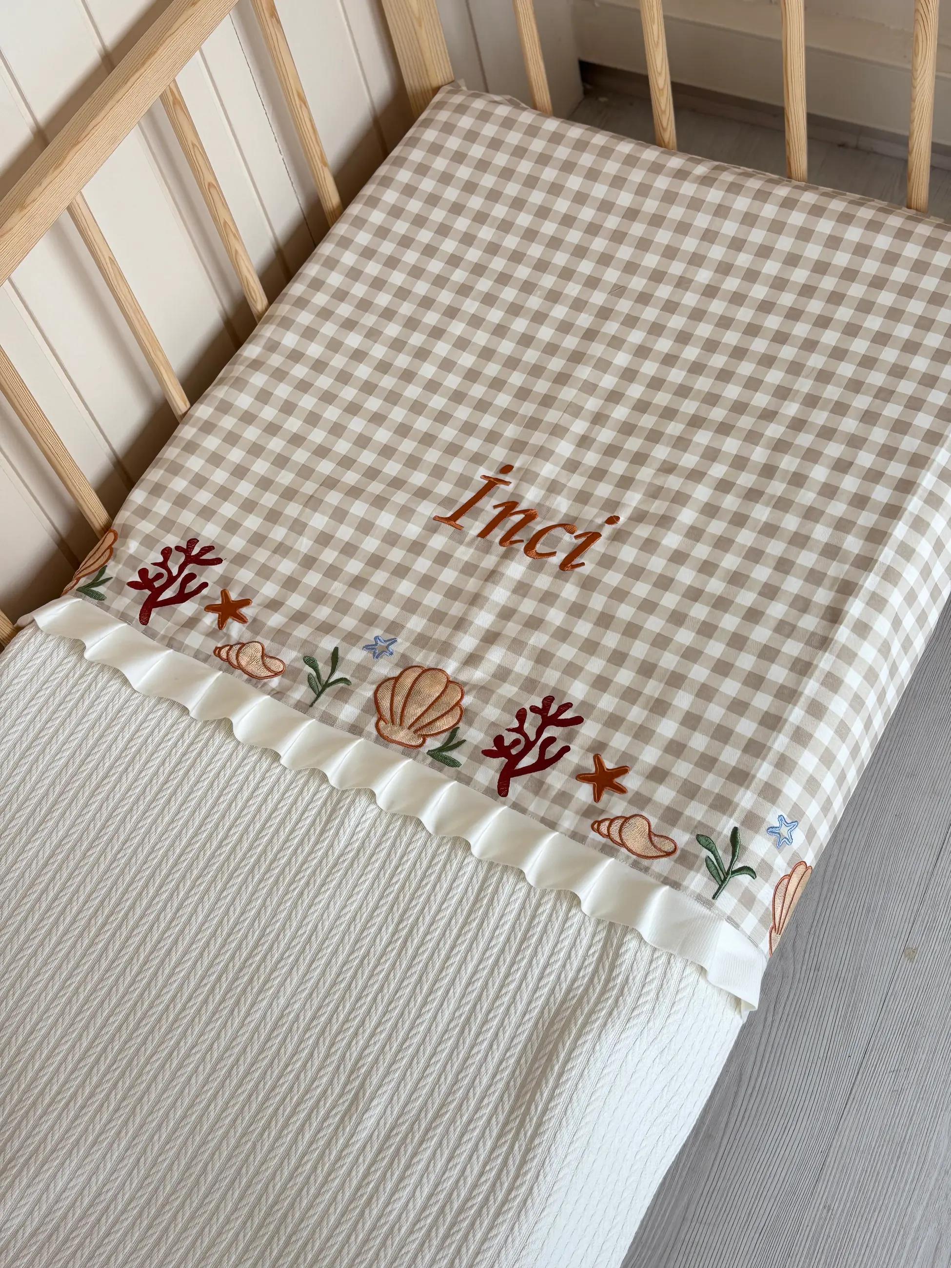 PİKE TEKLİ İNCİ KREMİT - 100x150 cm