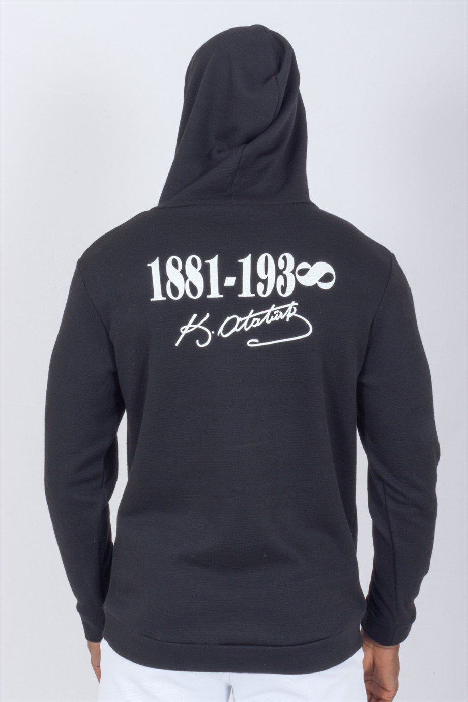 CAMENTA ATATÜRK BASKILI KAPÜŞONLU ERKEK SWEATSHIRT 