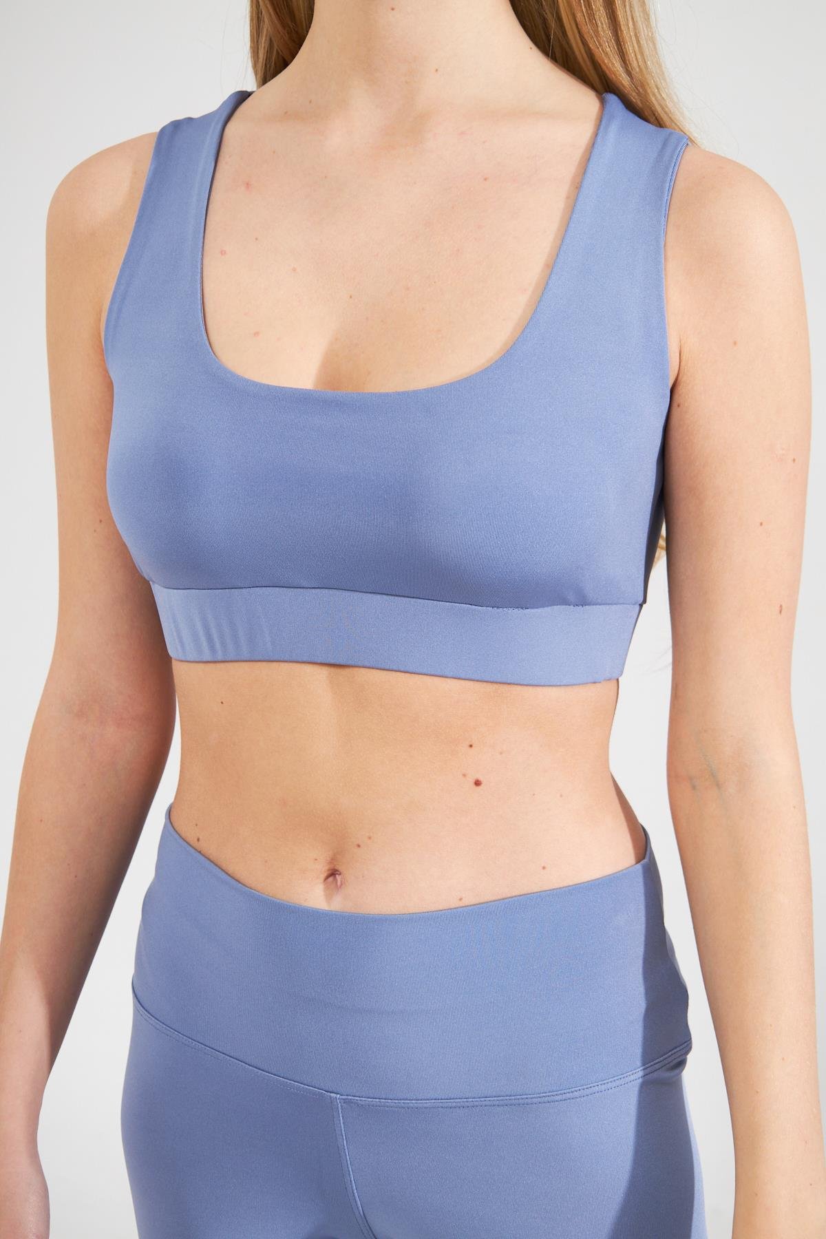 Camenta İndigo Scuba Crop Tayt Alt-Üst Takım