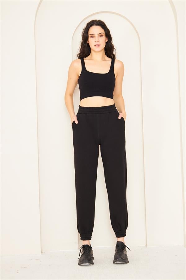 Camenta Kadın 3 İplik Şardonlu Jogger Eşofman Altı
