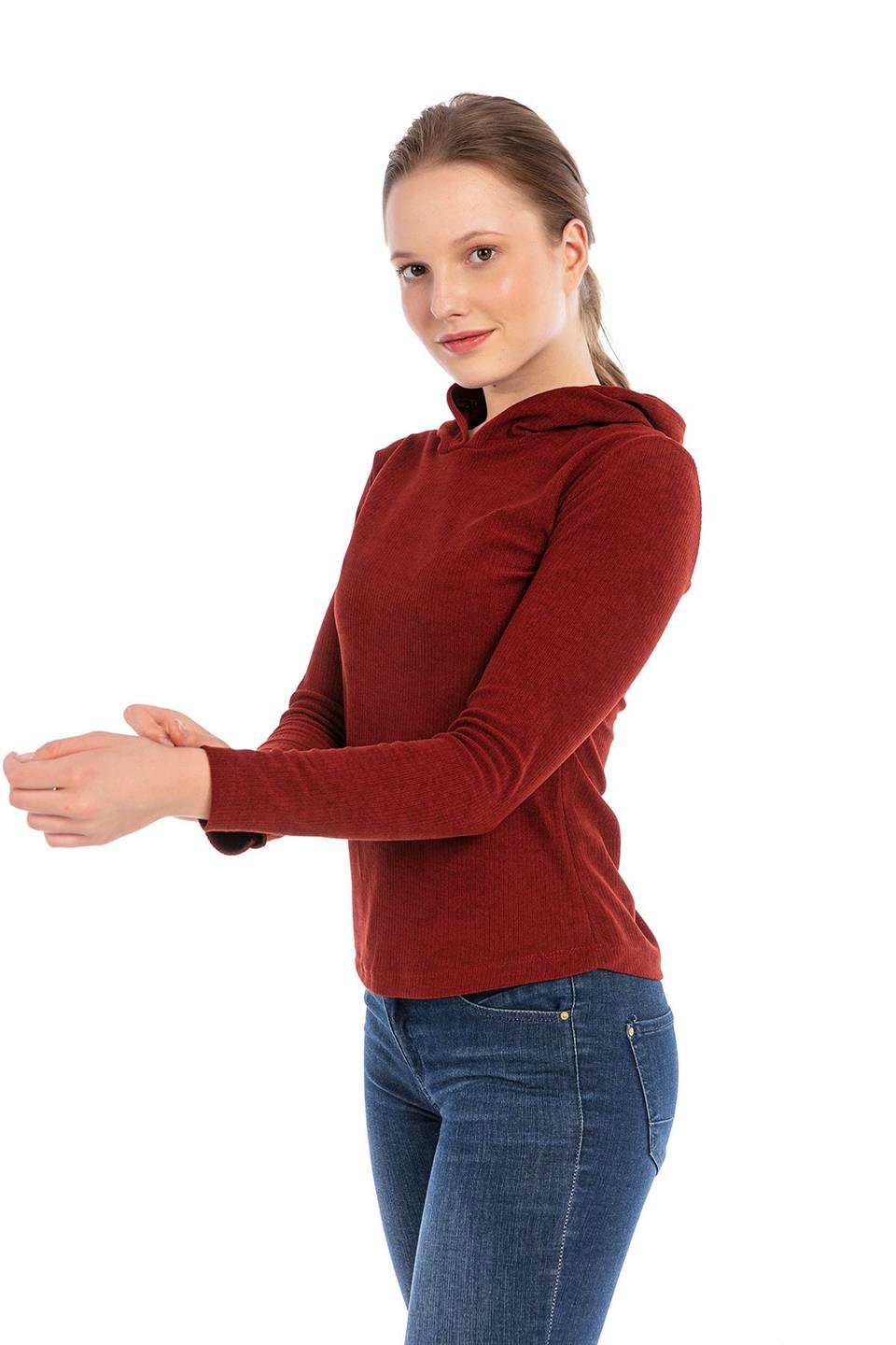 Camenta Kaşkorse Kapüşonlu Kadın Body