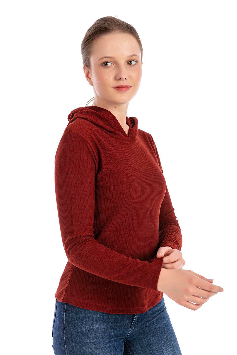 Camenta Kaşkorse Kapüşonlu Kadın Body