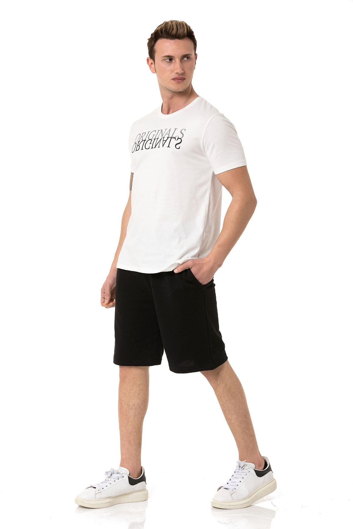 Camenta Siyah 2 İplik Günlük Erkek Şort