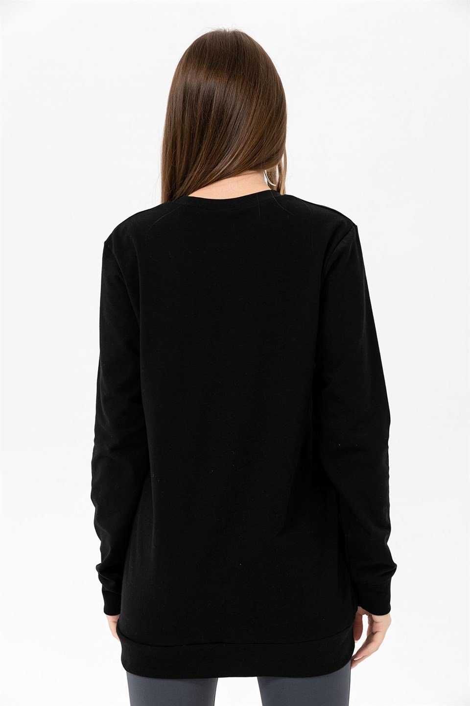Camenta Siyah Kadın Sweatshirt