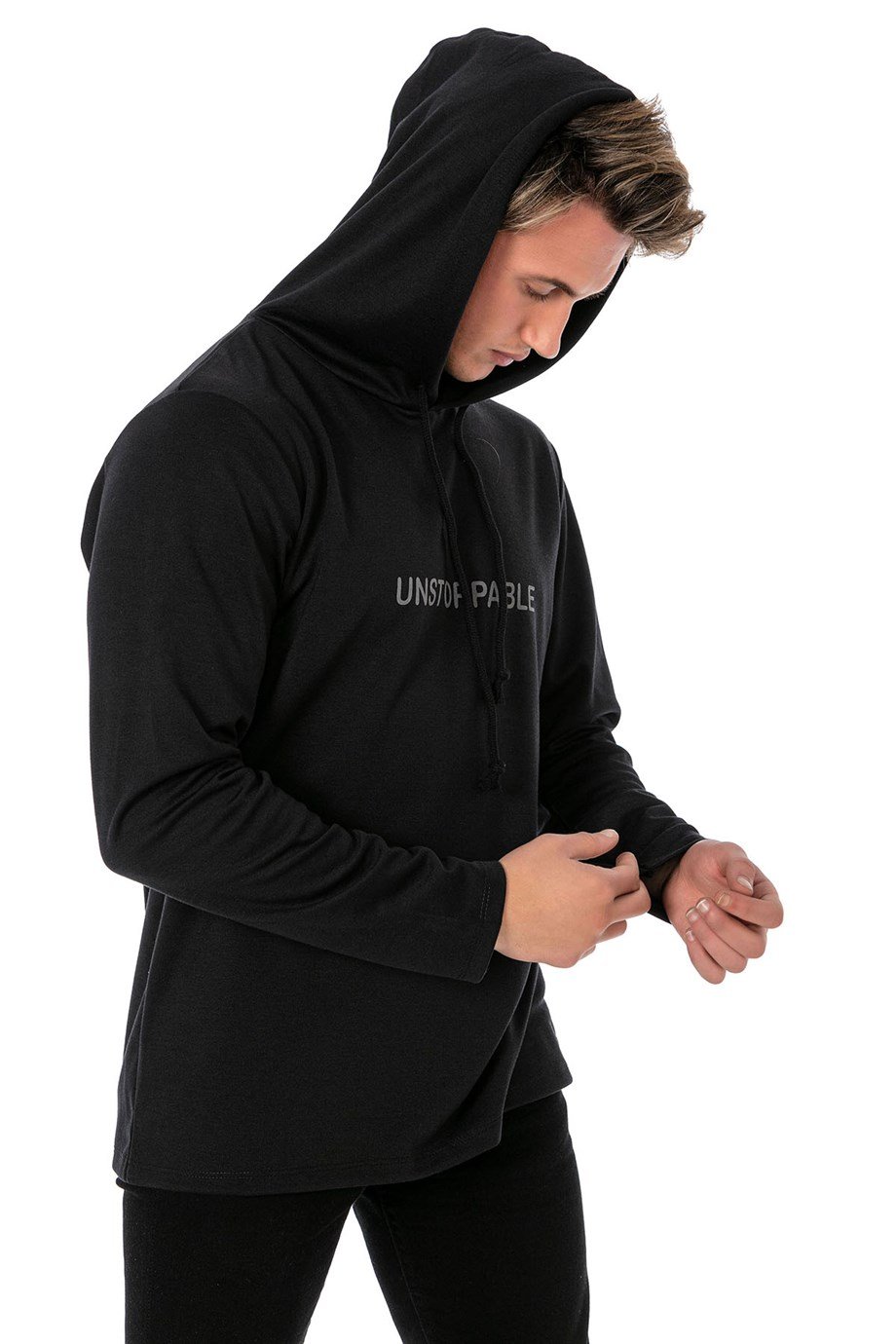 CAMENTA UNSTOPPABLE BASKILI KAPŞONLU ERKEK SWEATSHIRT