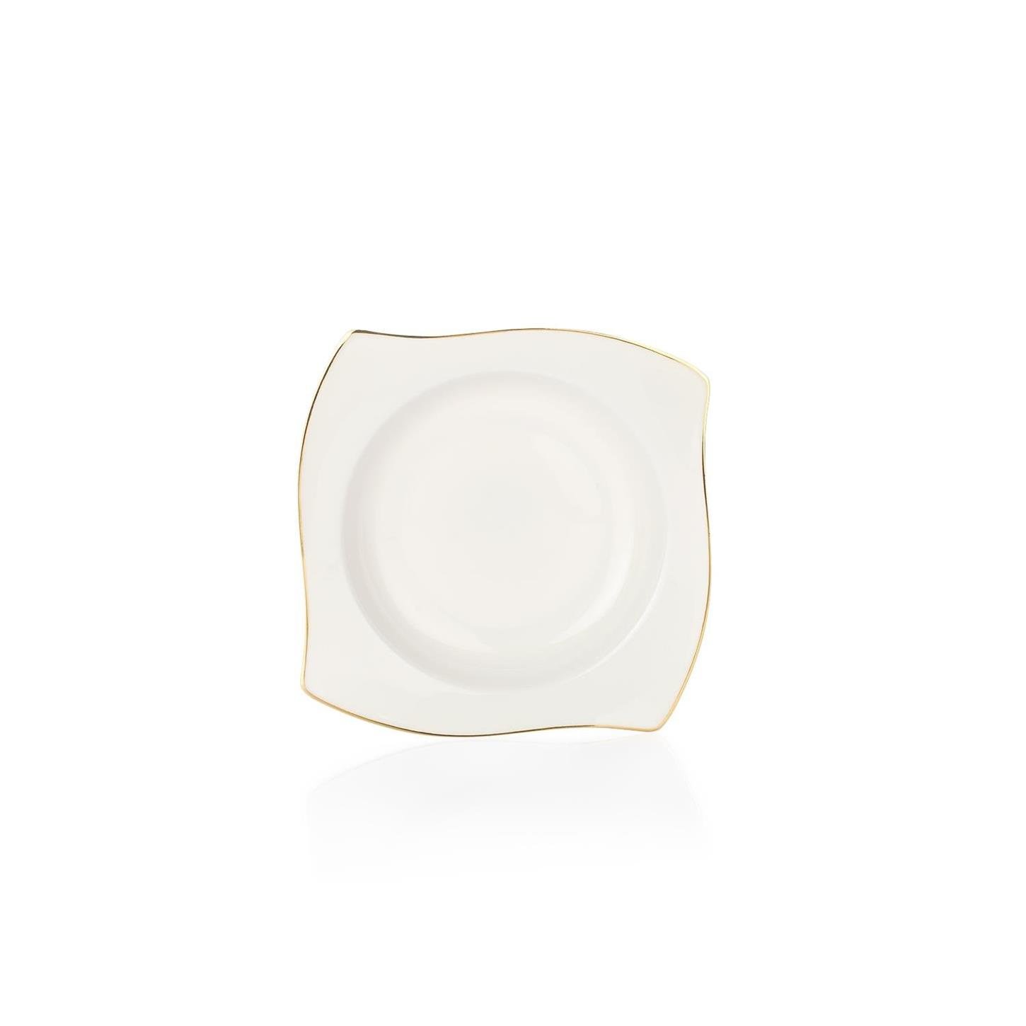 1S0446-01001-GLD01Schafer Bety Yemek Takımı 48 Parça Gold