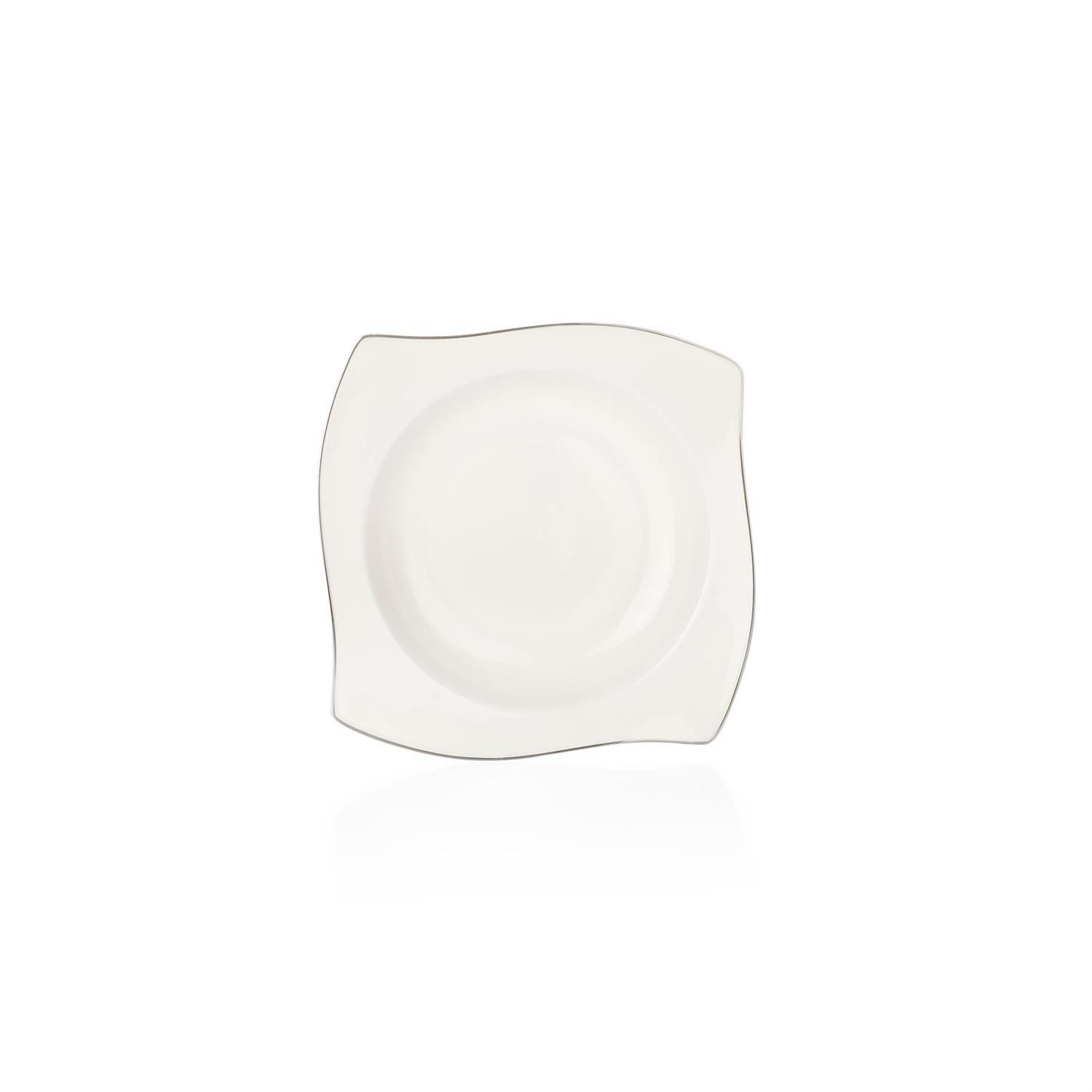 1S0446-01001-PLT01Schafer Bety Yemek Takımı 48 Parça Platin
