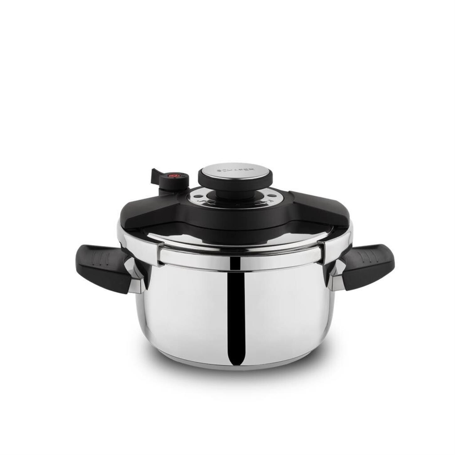 1S0815-27002-SIY01Schafer Compact Düdüklü Tencere Seti 2 li 4 prç Siyah