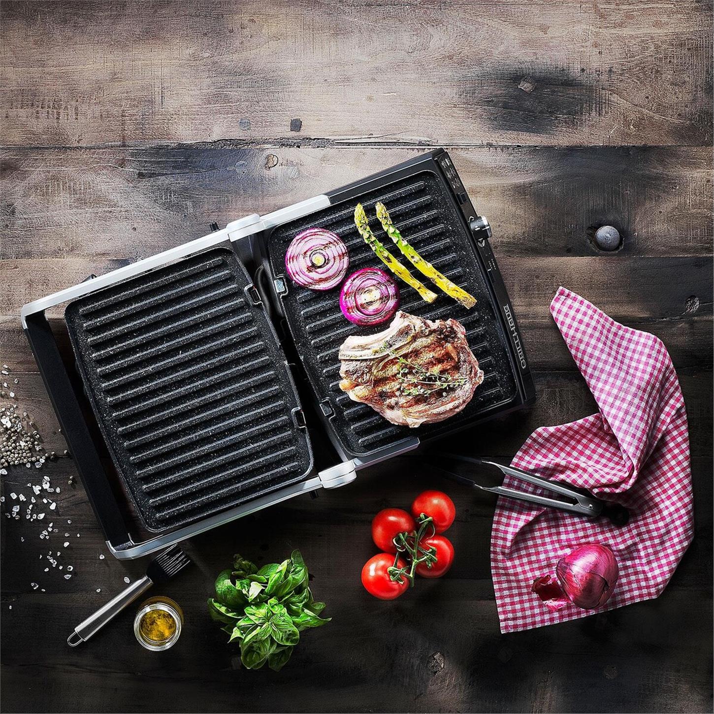 1S258-25007-INX01Schafer Grill Haus Tost Makinesi İnox
