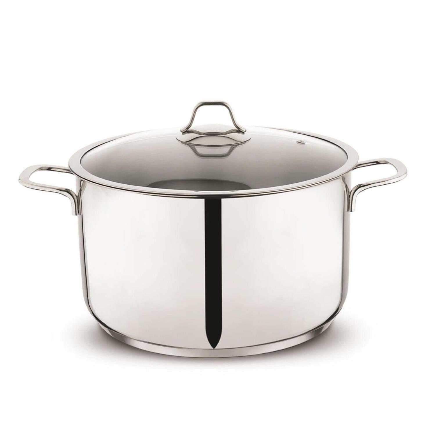 1S2817-13001-INX03Schafer Held Çelik Derin Tencere 28 cm 2 prç Inox