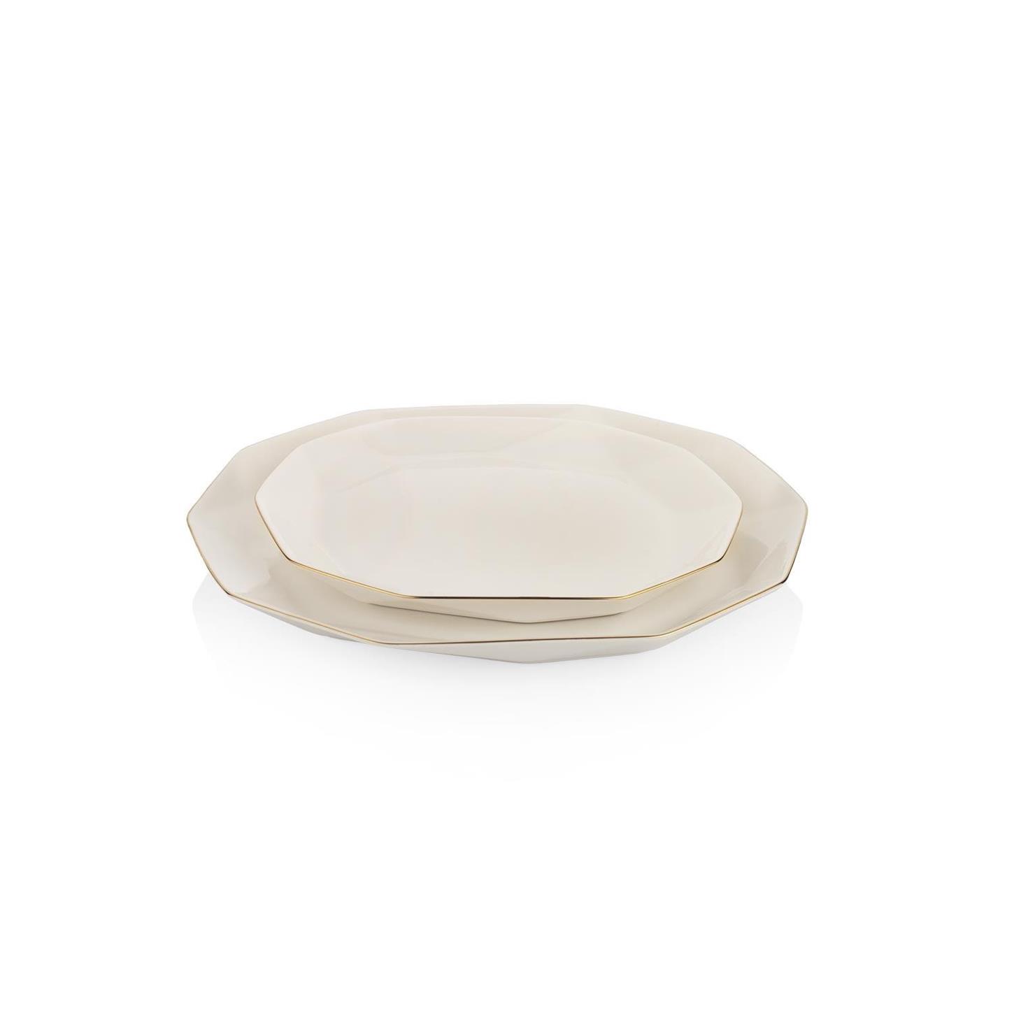 1S6472-01001-GLD01Schafer Siena Yemek Takımı 24 prç Gold