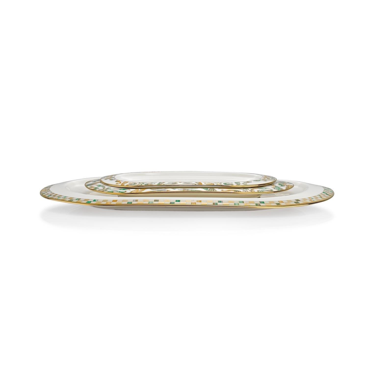 1S9017-01001-YSL01Schafer Tılsım Jade Yemek Takımı 60 prç Yeşil