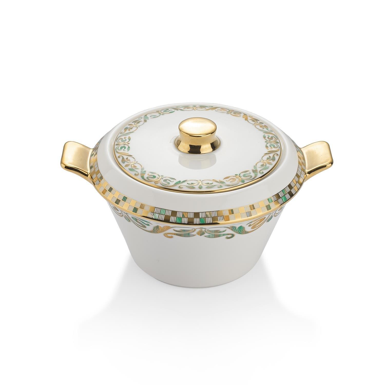 1S9017-01001-YSL01Schafer Tılsım Jade Yemek Takımı 60 prç Yeşil