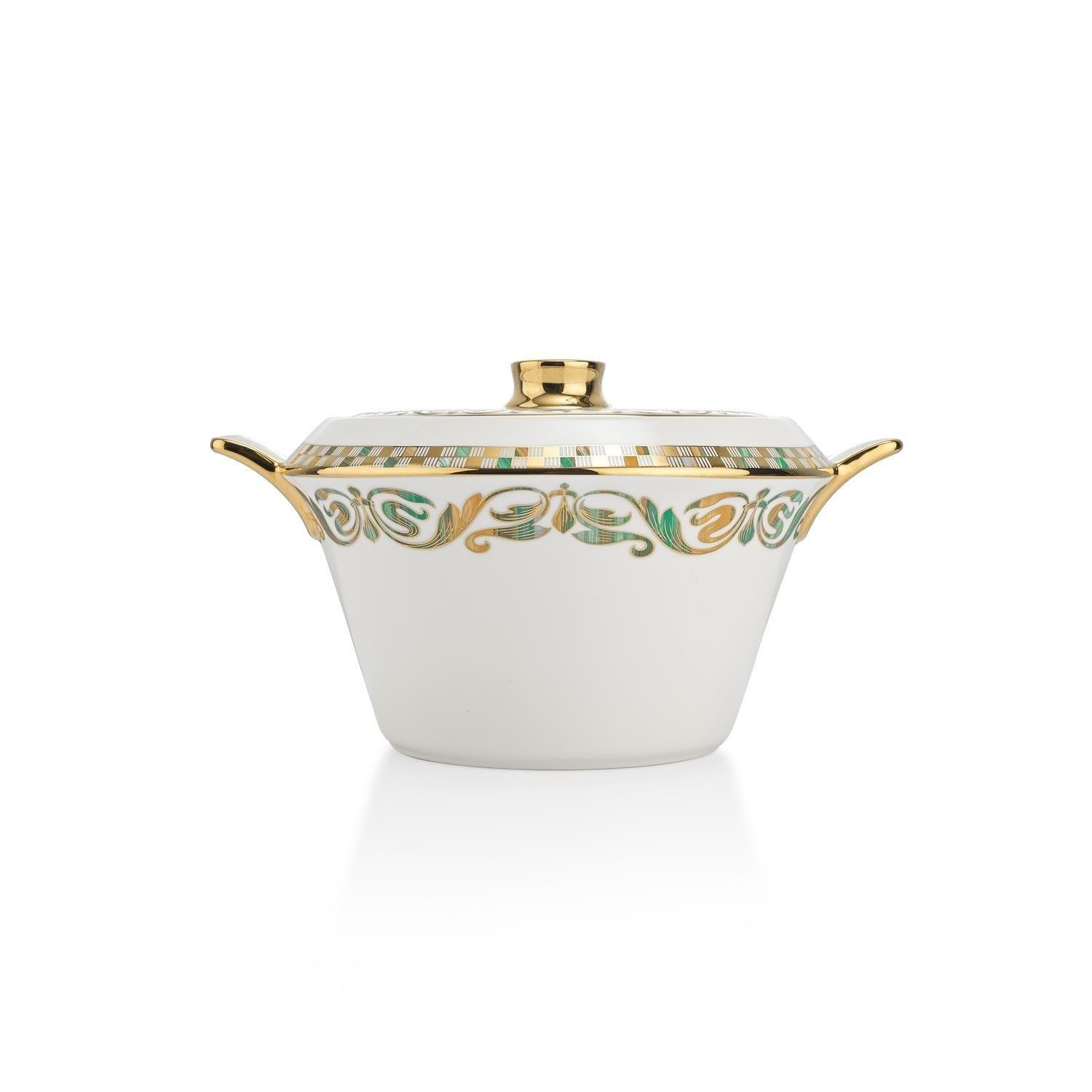1S9017-01001-YSL01Schafer Tılsım Jade Yemek Takımı 60 prç Yeşil