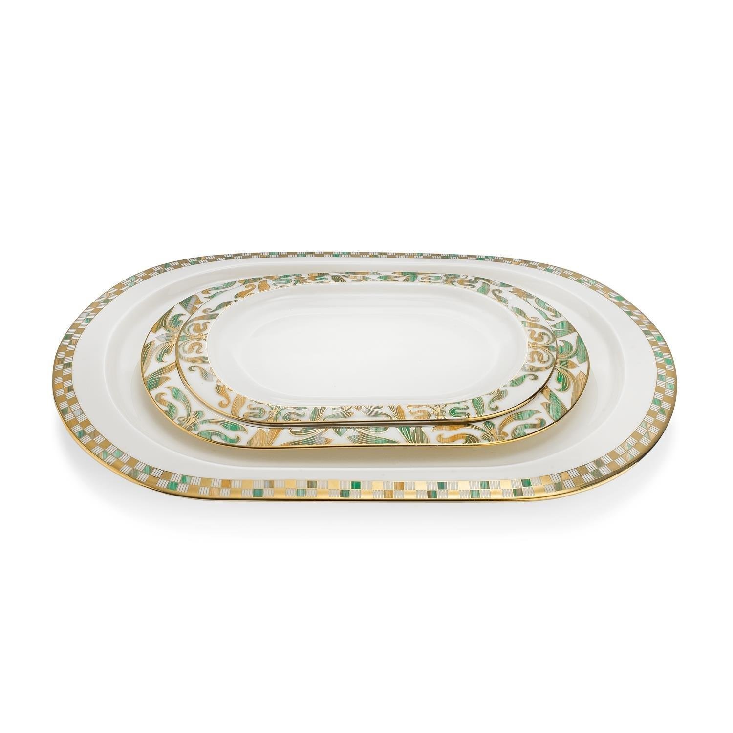 1S9017-01001-YSL01Schafer Tılsım Jade Yemek Takımı 60 prç Yeşil