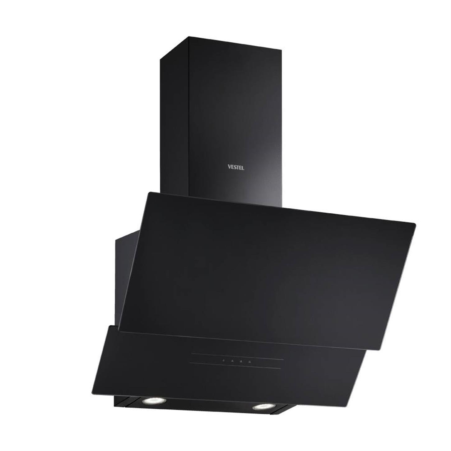 20210073Vestel AD 6331 S Siyah Ankastre Davlumbaz