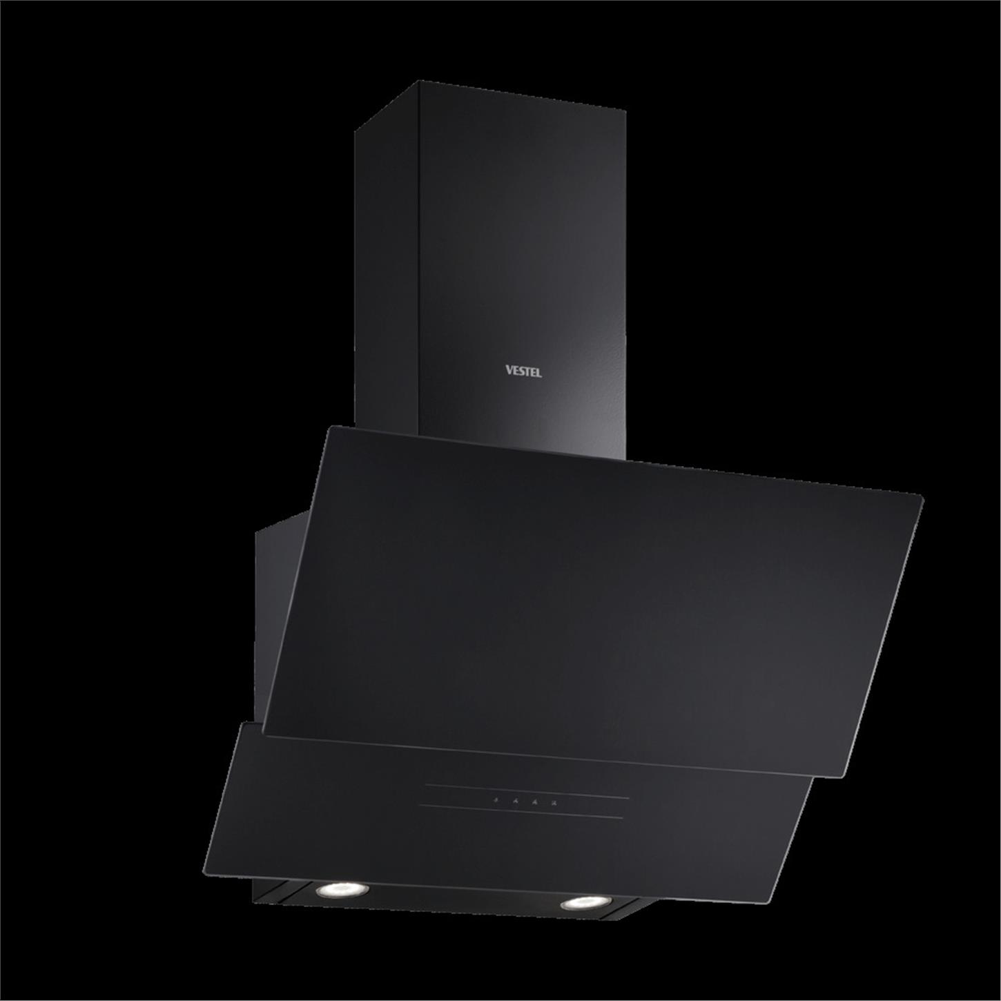 20210073Vestel AD 6331 S Siyah Ankastre Davlumbaz