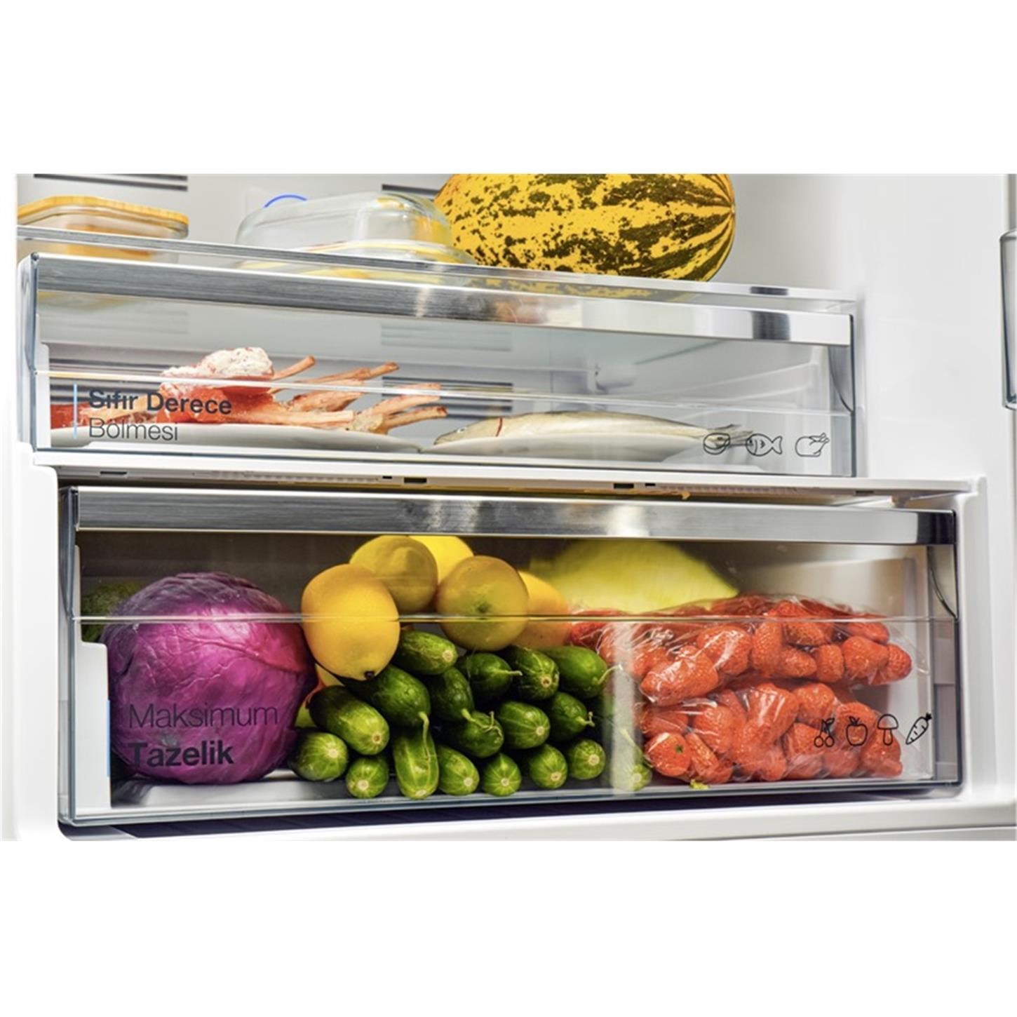 20265580Vestel NFK54021 CB GI PRO 481 Lt No-Frost Buzdolabı