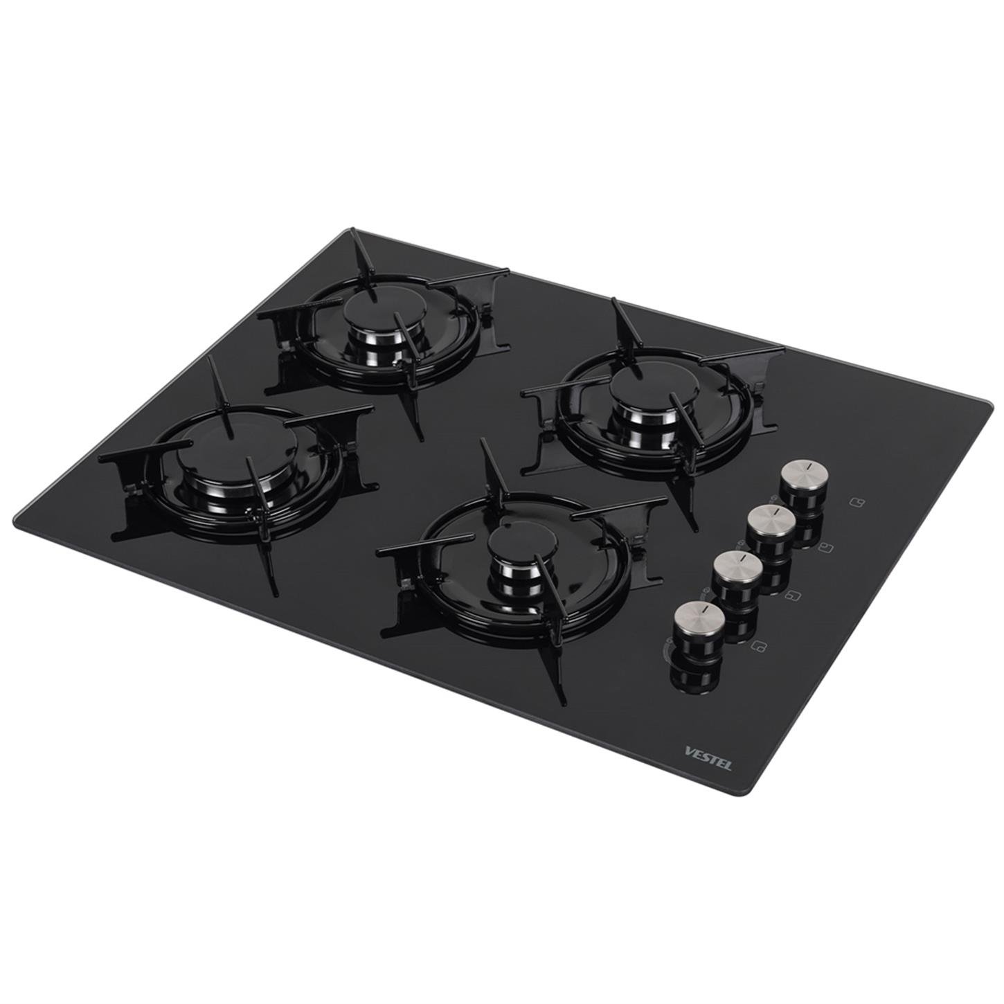 20267462Vestel AO 65104 S-T 65 cm Kolay Temizlenir Yüzey Ankastre Ocak