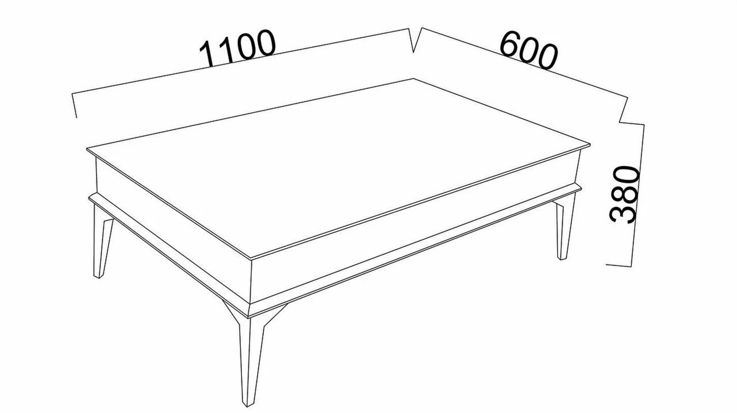 22ALZ3302A1SO.Bellona Alvis Orta Sehpa