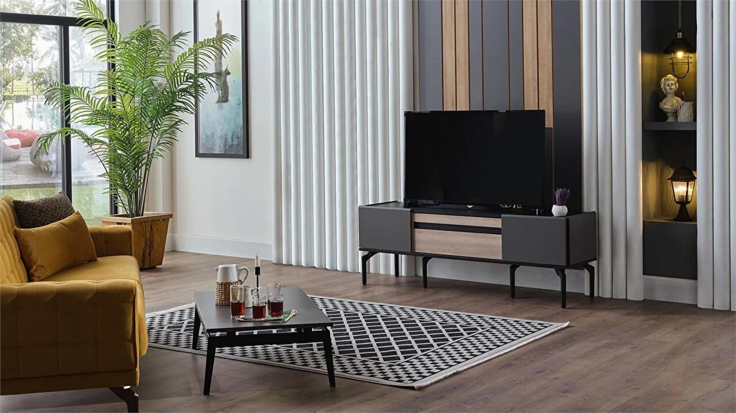 22LCD3001ZE3I.Bellona Lucida TV Sehpası Siyah