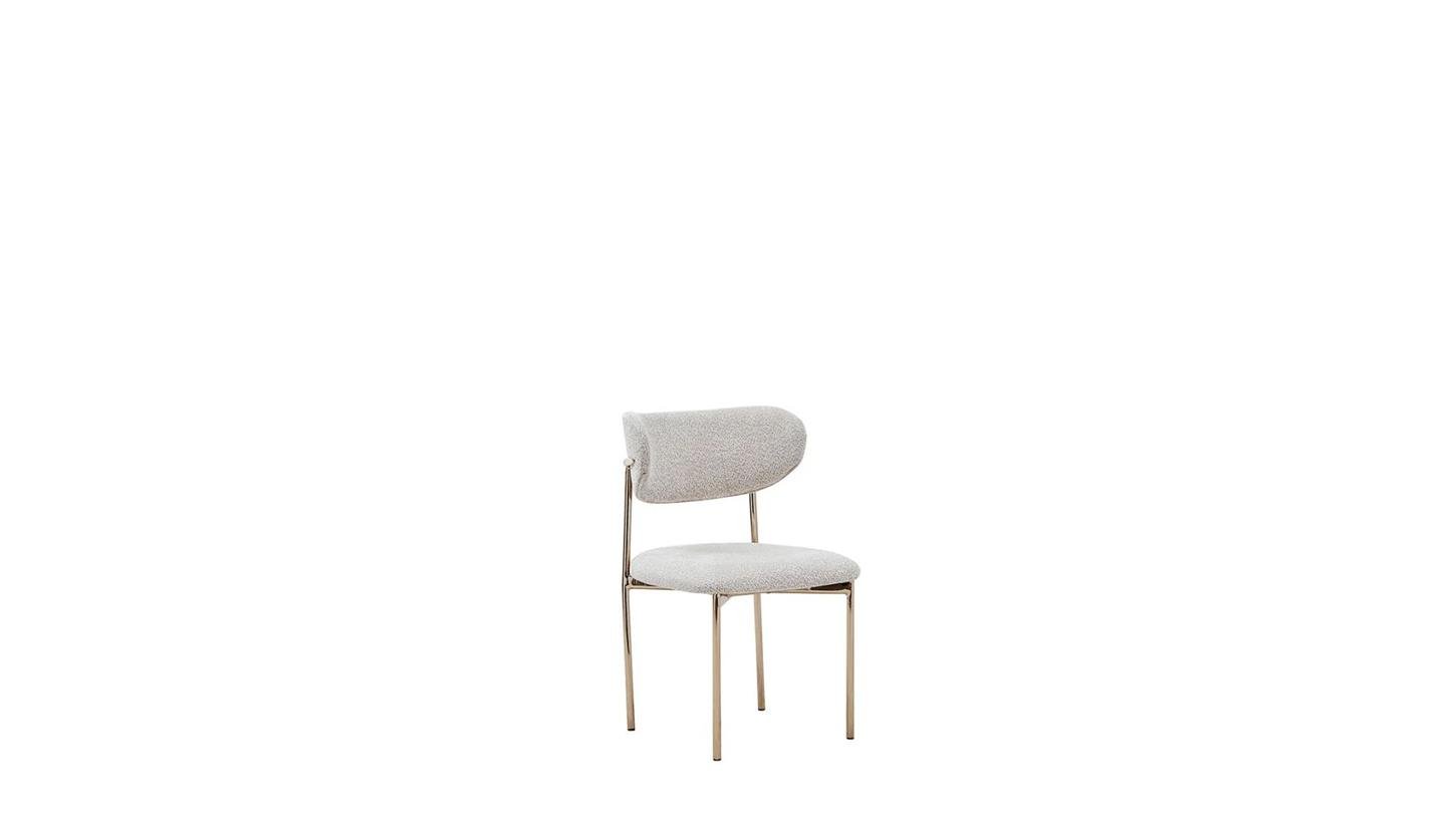 23ETE63640220001Blln Estella 6364 2 li Sandalye /Mondero Krem