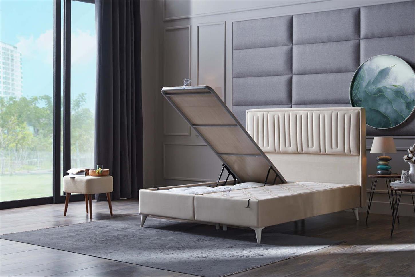28PTAB500100004Bellona Petra Plus Baza 90x190 - Krem