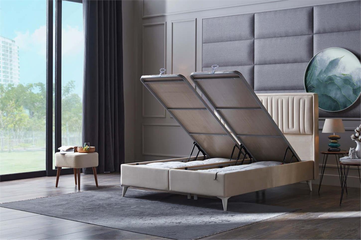 28PTAB500100004Bellona Petra Plus Baza 90x190 - Krem
