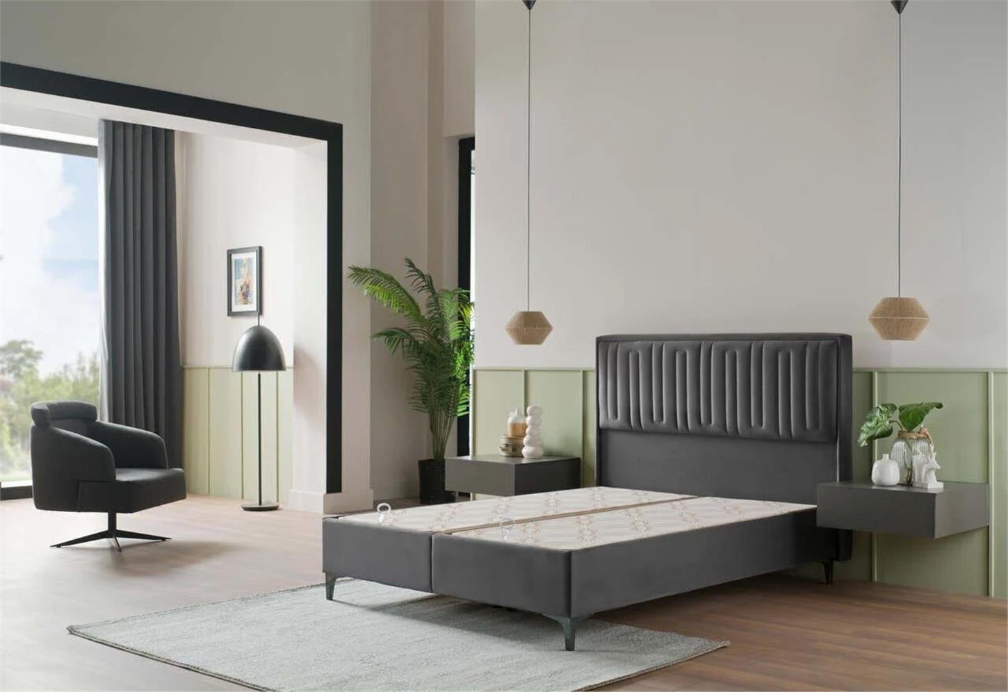 28PTAC600100003Bellona Petra Plus Baza 100x200 - Antrasit
