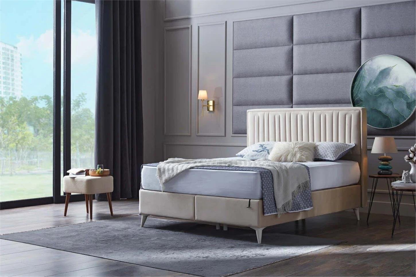 28PTAE600100004Bellona Petra Plus Baza 120x200 - Krem