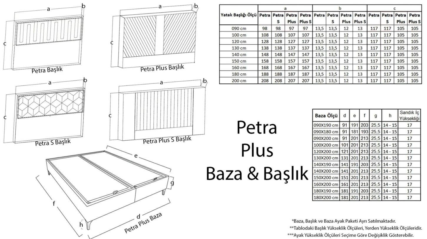 28PTAE600100004Bellona Petra Plus Baza 120x200 - Krem
