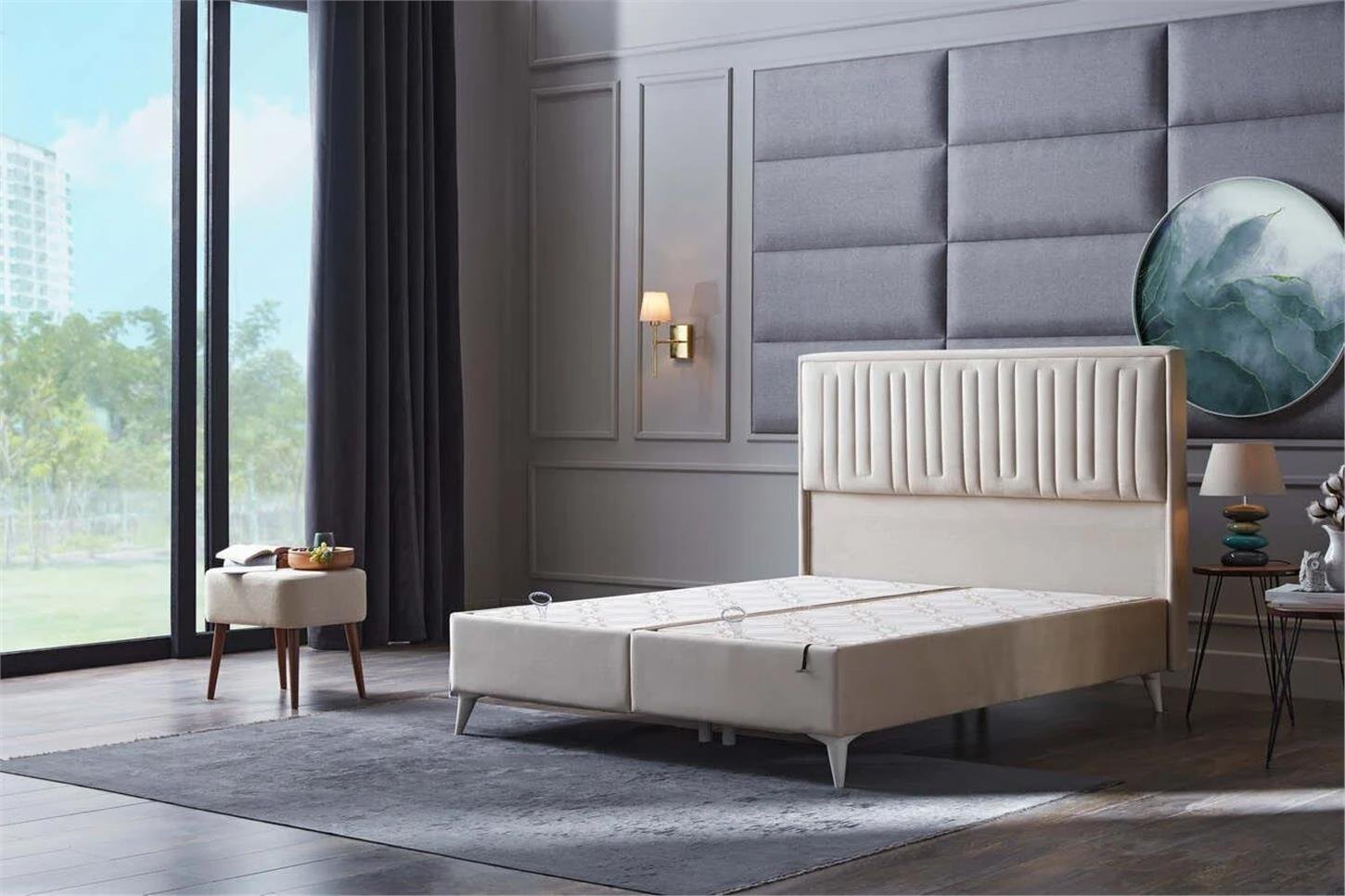 28PTAE600100004Bellona Petra Plus Baza 120x200 - Krem