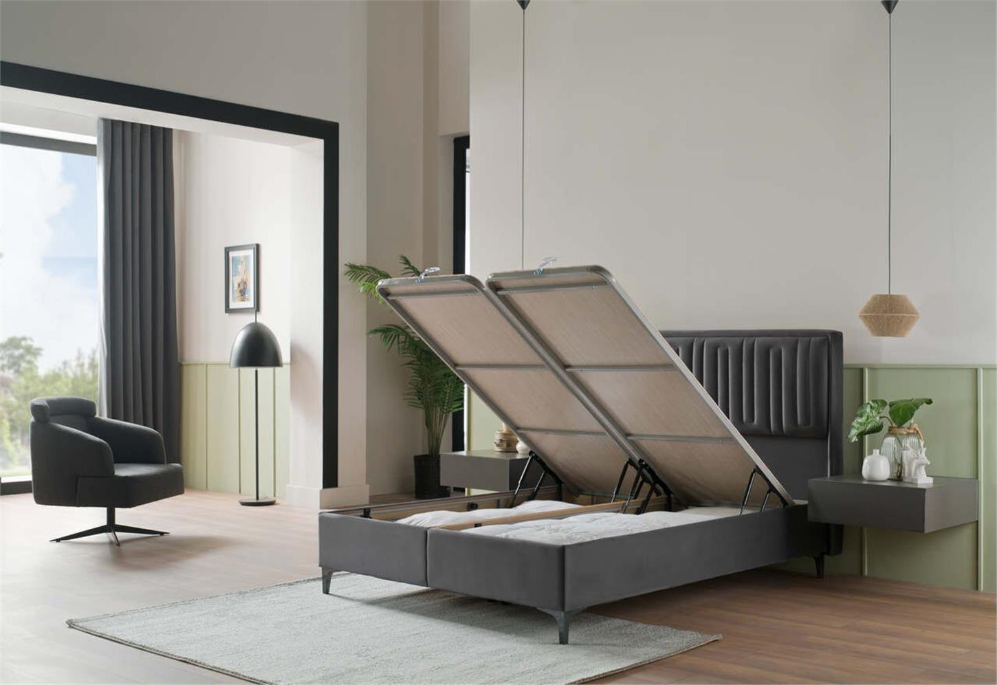 28PTAH600100003Bellona Petra Plus Baza 150x200 - Antrasit