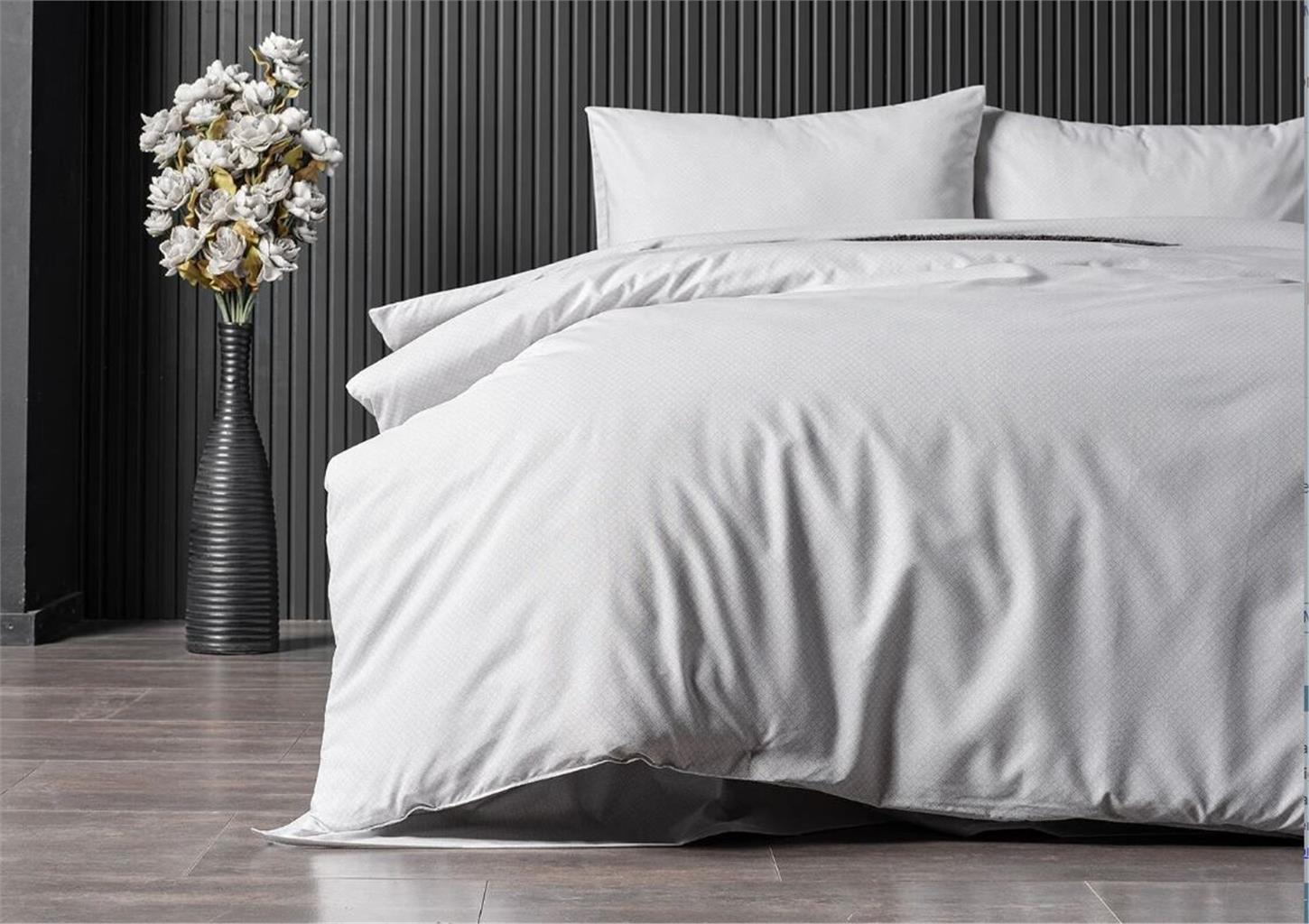 2Q9NTKPURT0020182Doqu Home Çift Kişilik Pure Touch Nevresim Takımı Açık Gri