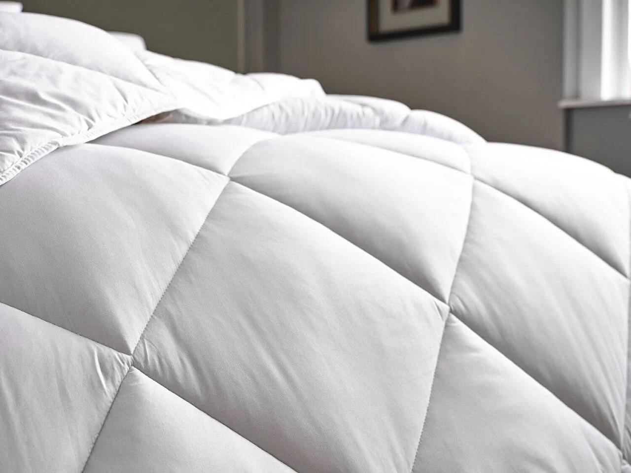 2Q9YRGWHTE0020Doqu Home Whiteline Microfiber Çift Kişilik Yorgan